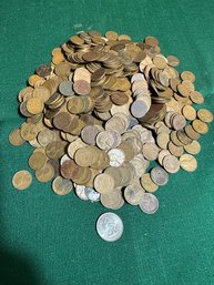 Large Lot Of US Pennies Pre 1960