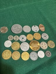 Assorted Lot Of Tokens