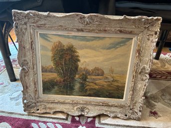 Framed Signed LK - Oil Painting