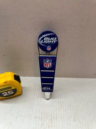 Bud Light NFL Yardmarker Beer Tap Handle