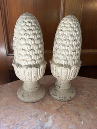 Concrete Acorn Finial Door Stops