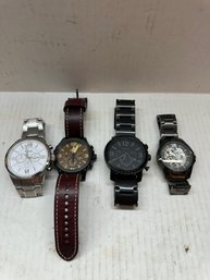 Lot Of Fossil Watches