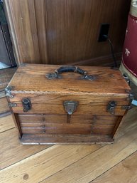 Eagle Lock Company Machinist Wood Chest