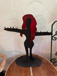 Metal Woman Jewelry Holder