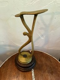 Antique Brass Shoeshine Stand