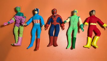 Vintage 1970s Mego Action Figure Lot- As Is Condition