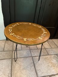 Vintage Round Side Table