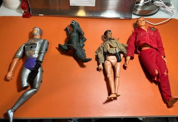 Vintage Action Figure Lot- As Is Condition