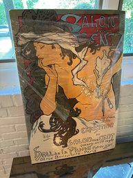 Alphonse Mucha Salon Of Hundred 1896 Reproduction Poster