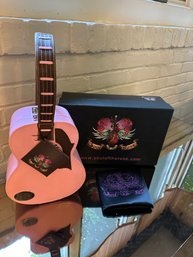 Soul Of The Rose Pink Guitar Purse