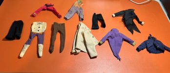 Vintage 1970S Mego Action Figure Clothing Lot- As Is Condition