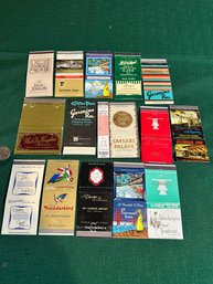 Assorted Lot Used Advertising Matchbooks