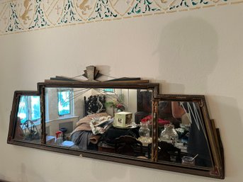 Antique Three Panel Mirror