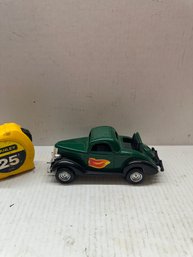 1936 Ford Coupe Strombecker Plastic Car Automobile Figure Green Vintage Toy -USA