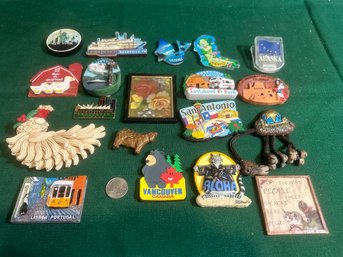 Assorted Lot Of Vintage Magnets