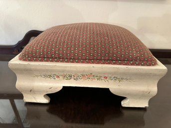 Vintage Upholstered Stool