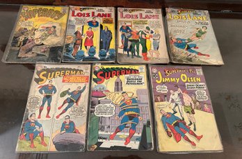 Lot Of Seven 10 Cent Comic Books