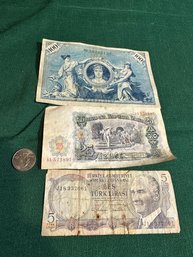 Vintage Paper Money Lot