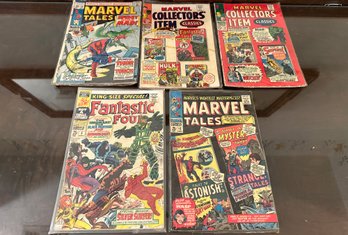 Lot Of Five Marvel 25 Cent Comic Books