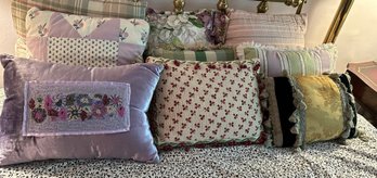 Assorted Decorative Pillow Lot