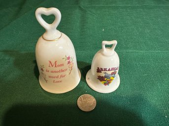 2 Porcelain Bells