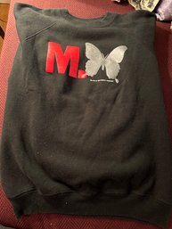 Vintage M. Butterfly Broadway Play Sweatshirt L