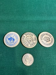 Wooden Milk Coins