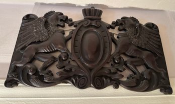 Carved Mahogany Wall Art