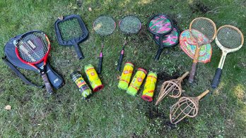 Tennis & Racquets Lot