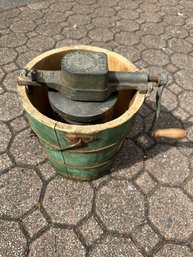 Antique Hand Crank Ice Cream Maker