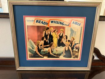 Framed Warner Bros Ad