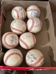 Boston Red Sox Team Balls- Signed By 12 Players Including Don