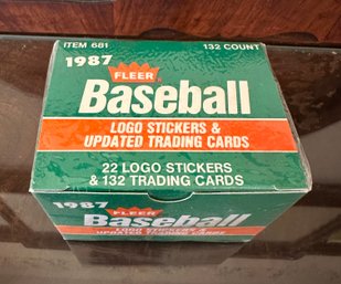 Sealed Fleer 1987 Baseball Cards