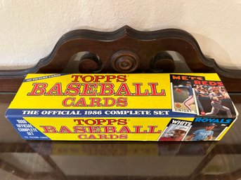 1986 Topps Baseball Cards Set