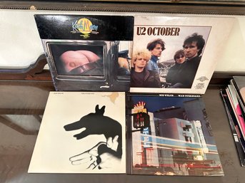 Assorted Lot Of Vinyl Records: U2 October, Bob Welch Etc