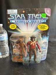 Sealed Star Trek Holodeck Series Sheriff Worf In Western Attire Figure