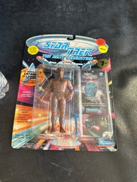 Sealed STAR TREK THE NEXT GENERATION LT. COMMANDER LAFORGE AS A TARCHANNEN III ALIEN