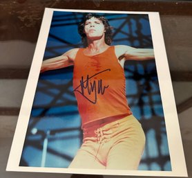 Signed Mick Jagger