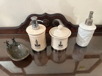 Lot Of Bathroom Soap Dispensers