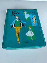Vintage  Mattel Ken Wardrobe Carrying Case Barbie's Full Of Clothing & Accessories