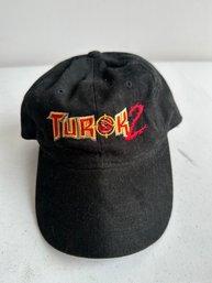 Vintage TUROK2 TUROK 2 Seeds Of Evil Logo Promo Hat Cap Acclaim N64 Nintendo 90s