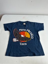 Boys Sz 6-8 New Mexico Taos Single Stitch Tee Shirt