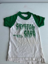 Boys Sz S Crystal Cave Single Stitch Tee Shirt