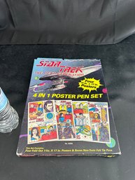 New Star Trek: The Next Generation 4 In 1 Poster Pen Set