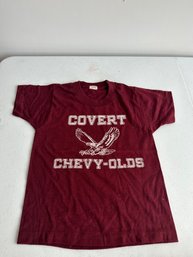 Boys Sz 6-8 Covert Chevy-olds Single Stitch Tee Shirt
