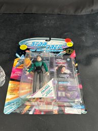 Sealed Playmates Star Trek The Next Generation Lt Commander Deanna Troi Action Figure