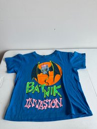 Boys Sz 12-14 Batnik Invasion Single Stitch Tee Shirt
