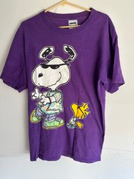 Adult L Snoopy Graphic Tee Shirt