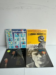 Lot Of 4 Vinyl Records: Michael Parks, Easy Rider Etc