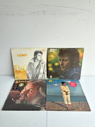 Lot Of 4 Vinyl Records: Lost, Kenny Etc